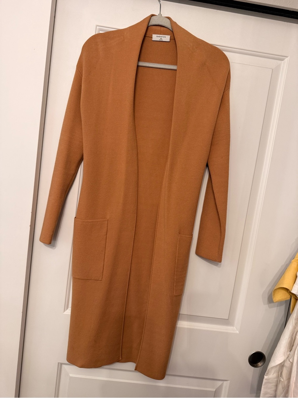 Long Open Cardigan - Camel